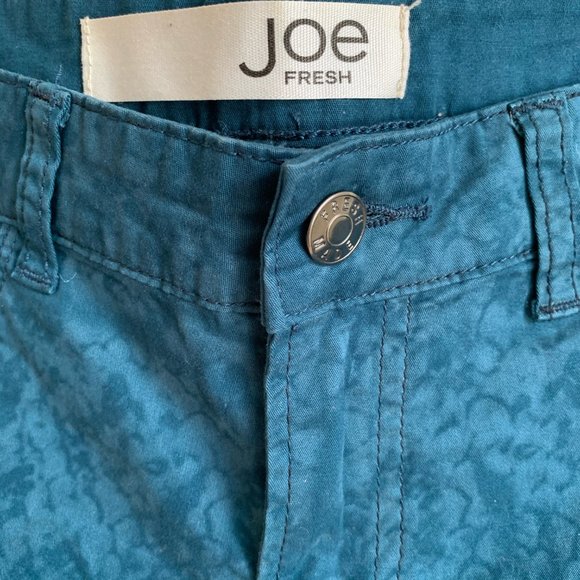 JOE FRESH | Turquoise Snake Print Skinny Jean - Picture 2 of 7